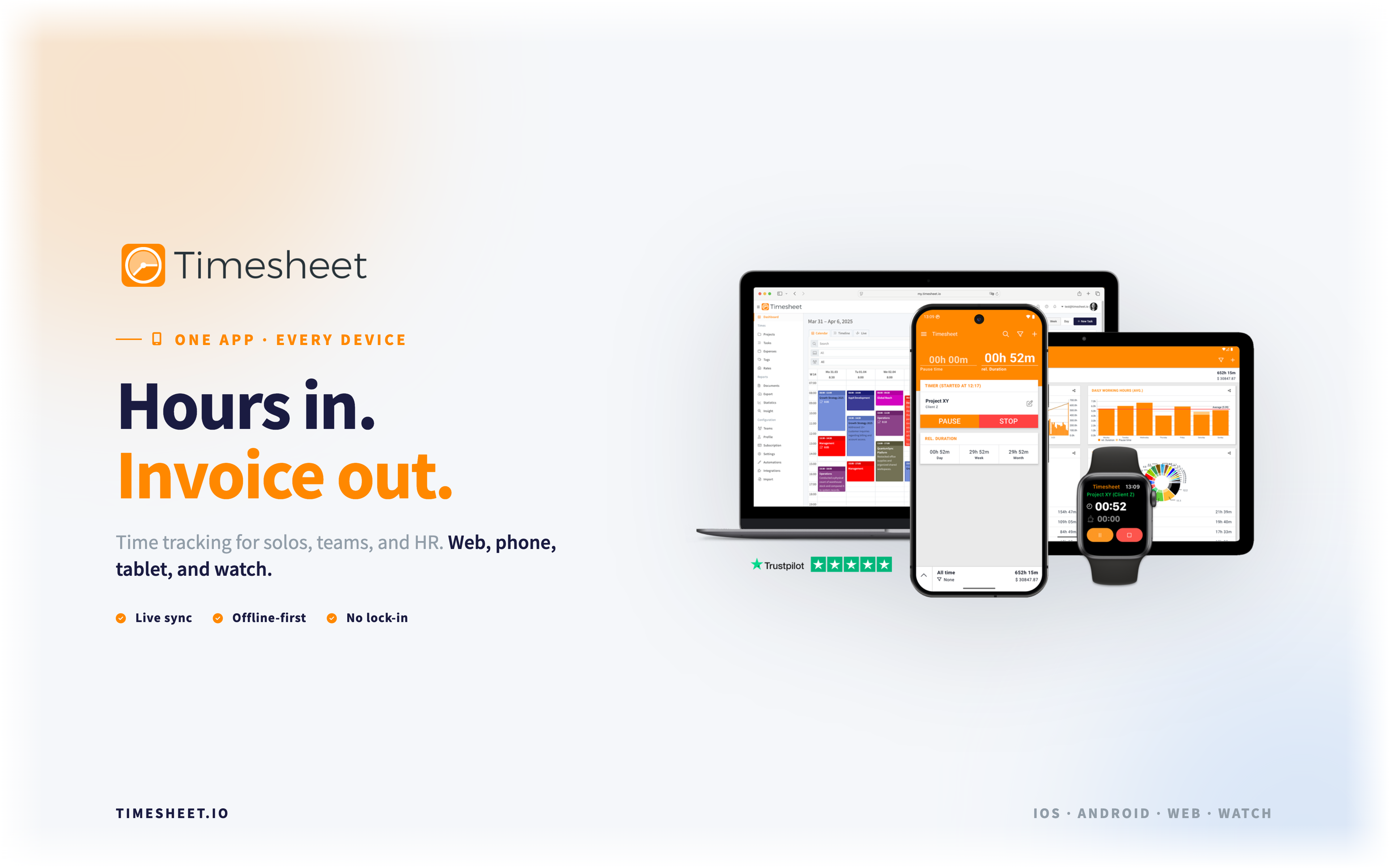 Timesheet - Time Tracker screenshot