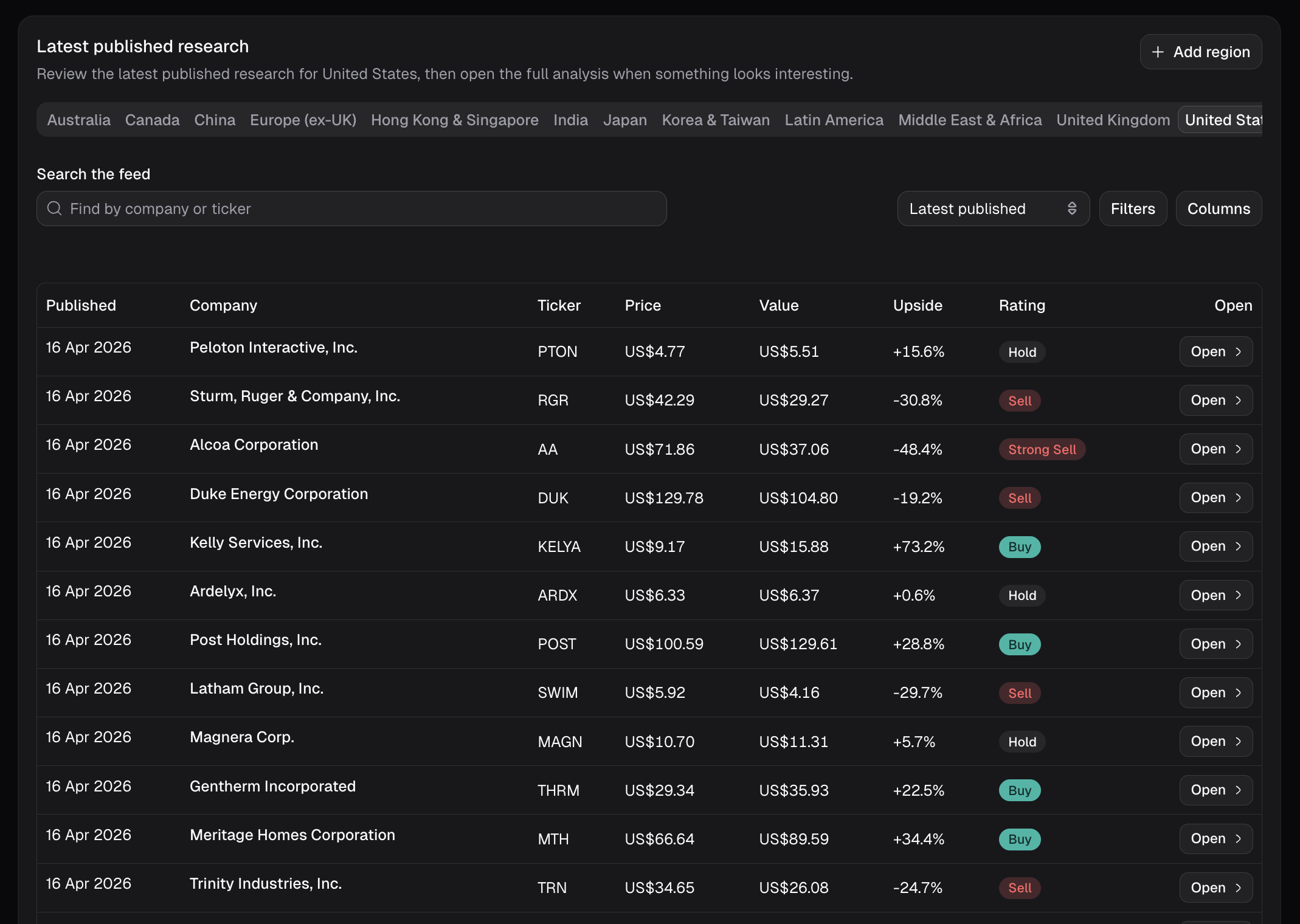 ValuationBot screenshot