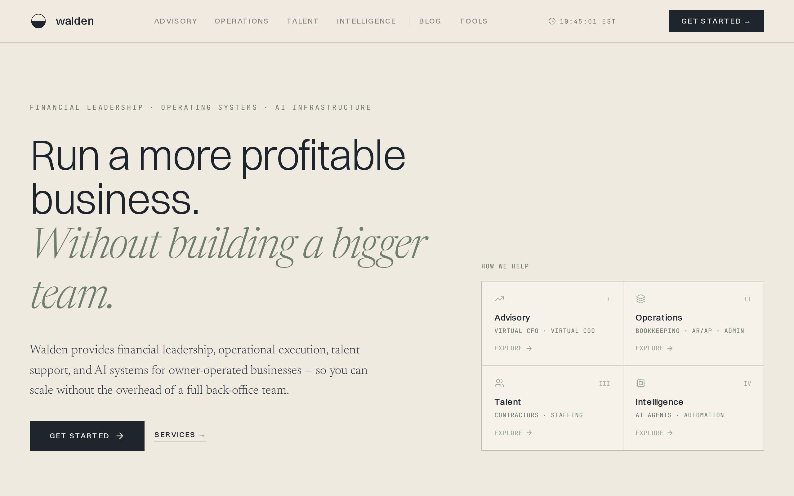 Walden Solutions Group screenshot