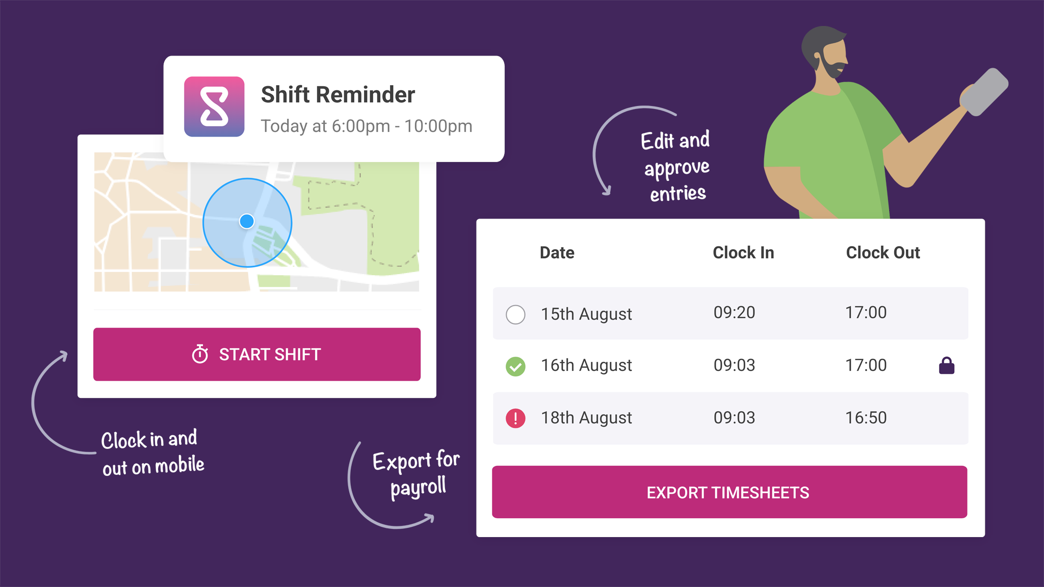 Shiftie screenshot
