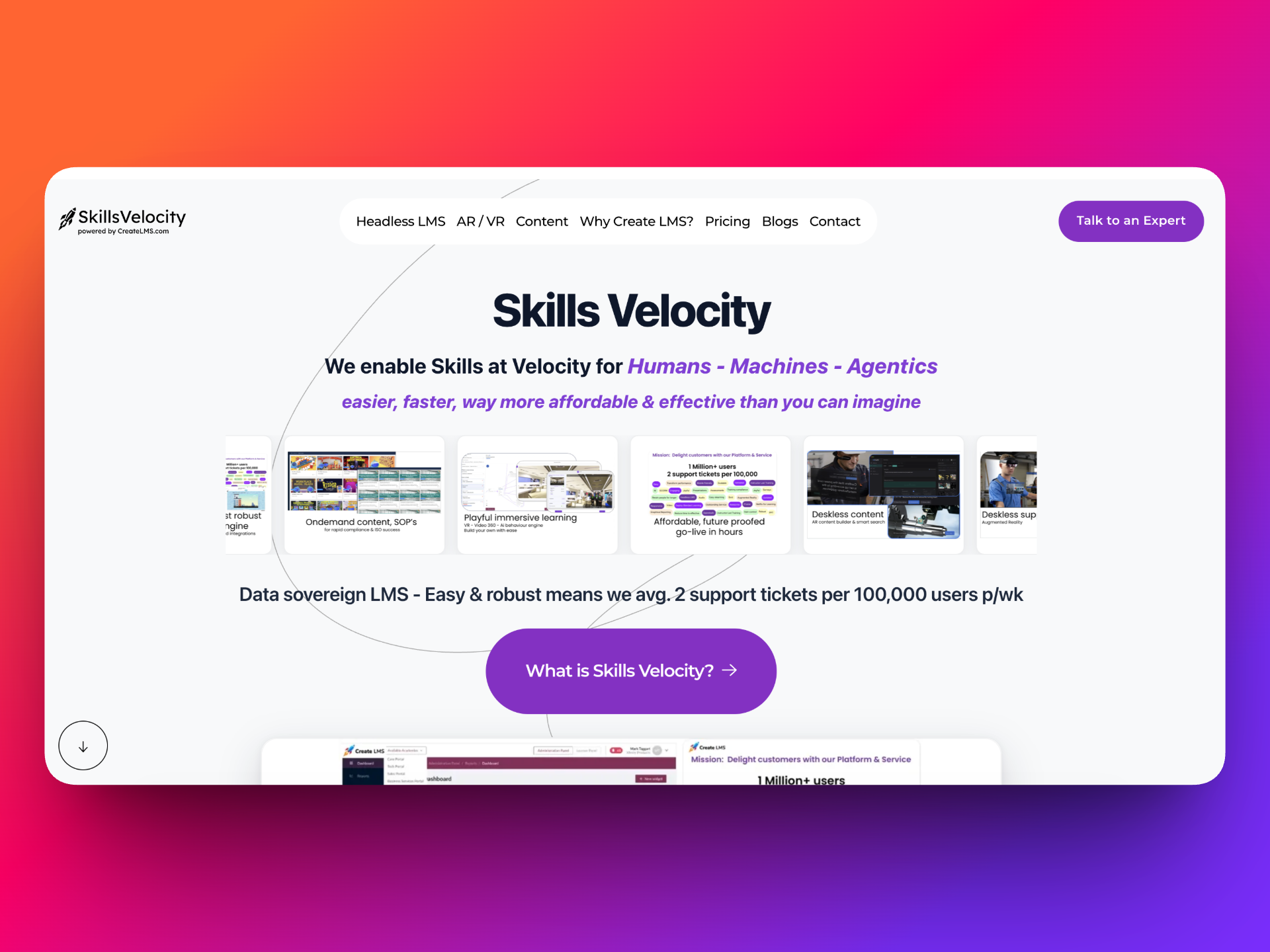 CreateLMS screenshot