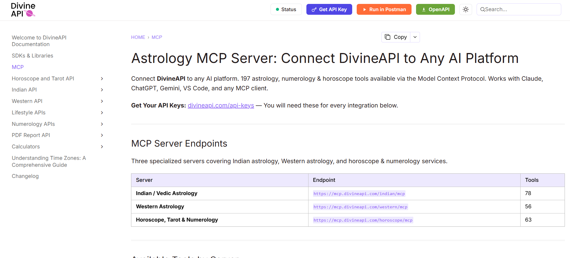 DivineAPI screenshot