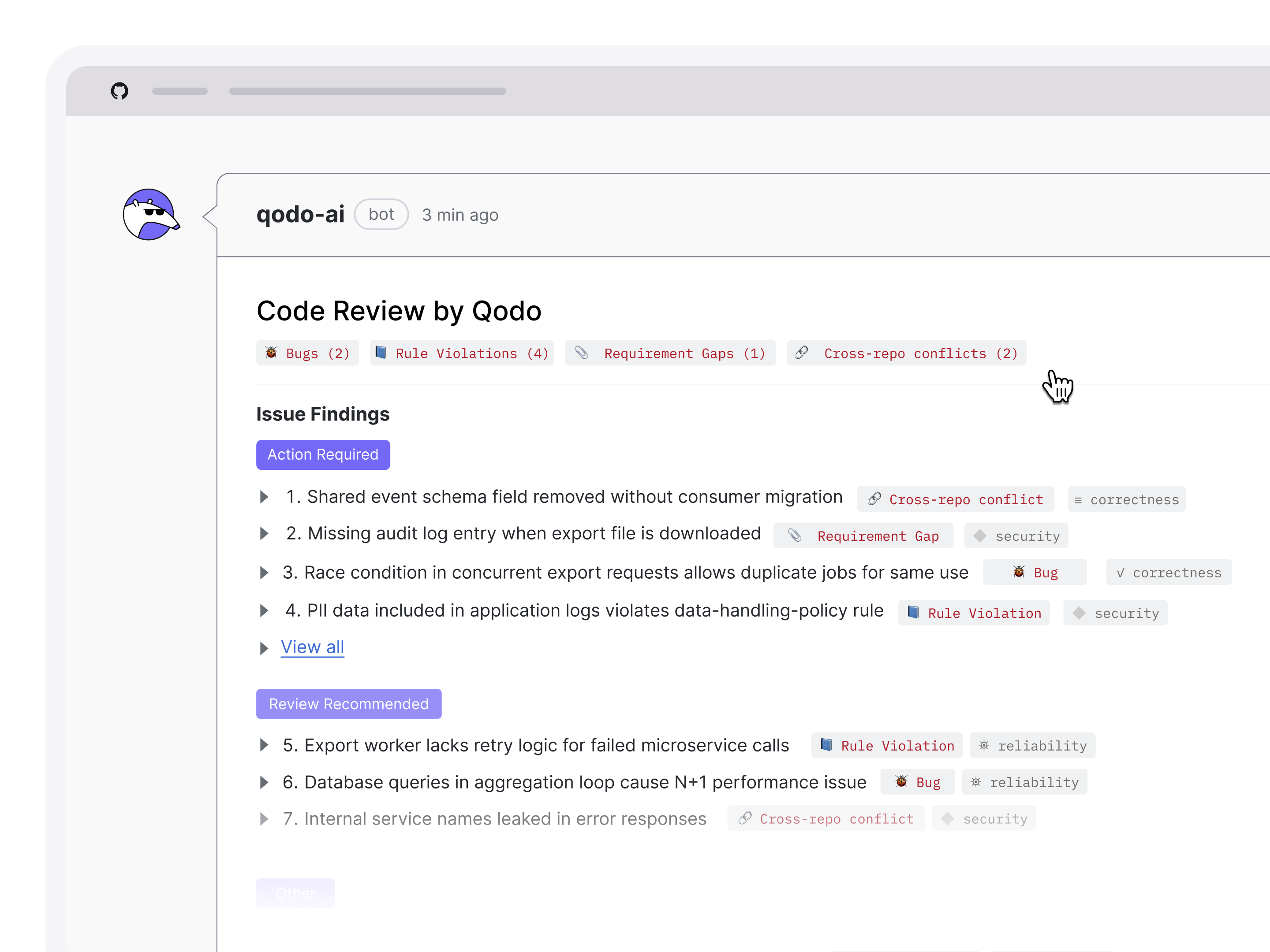 Qodo screenshot