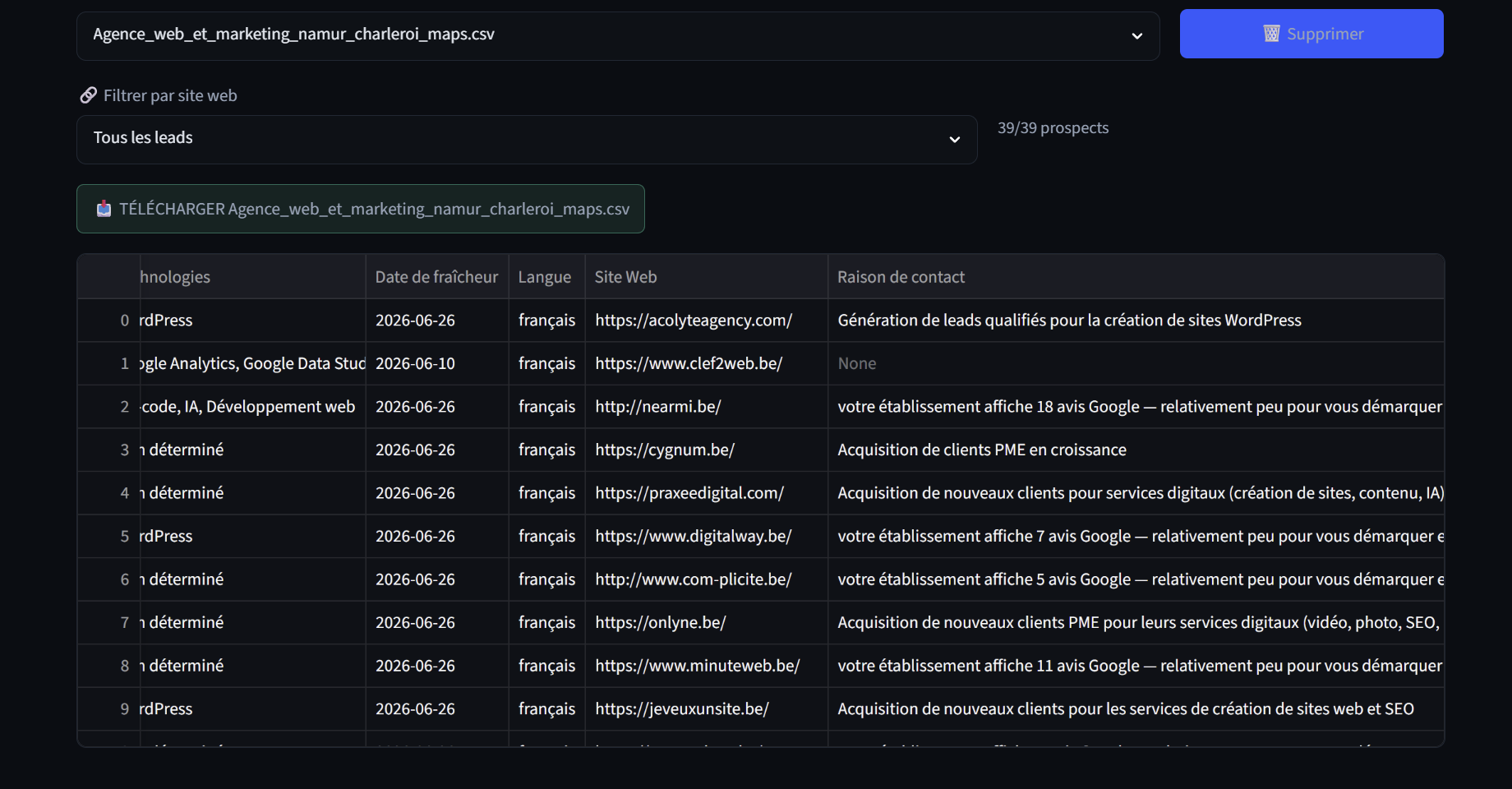DataCloser screenshot