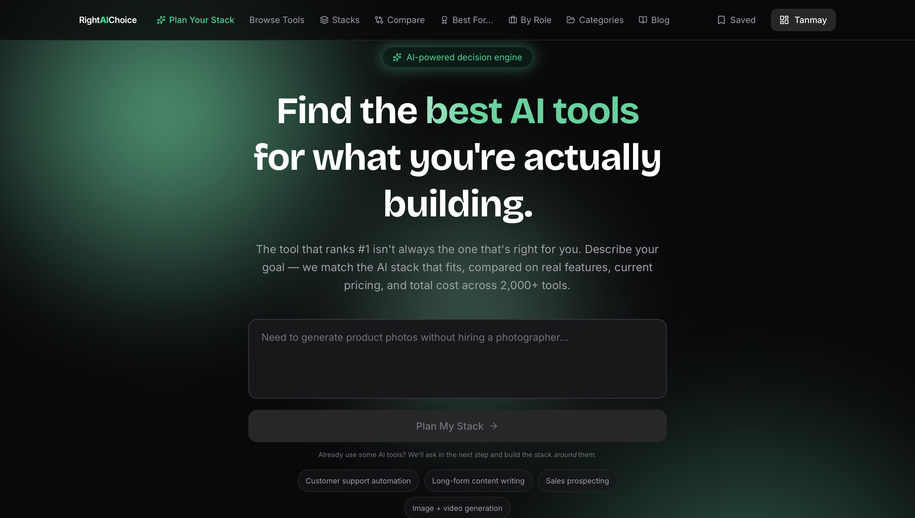 RightAIChoice screenshot
