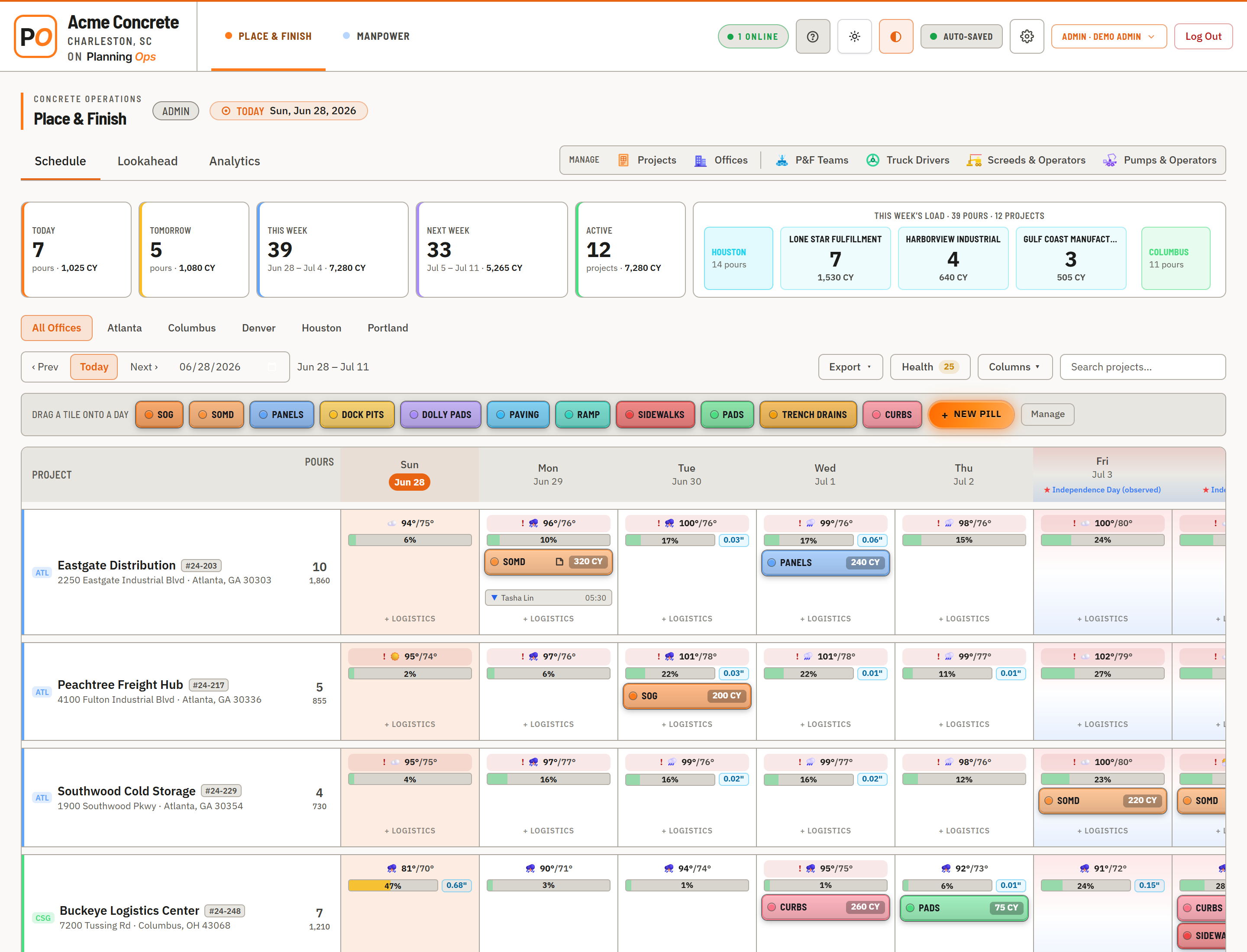 Planning Ops screenshot
