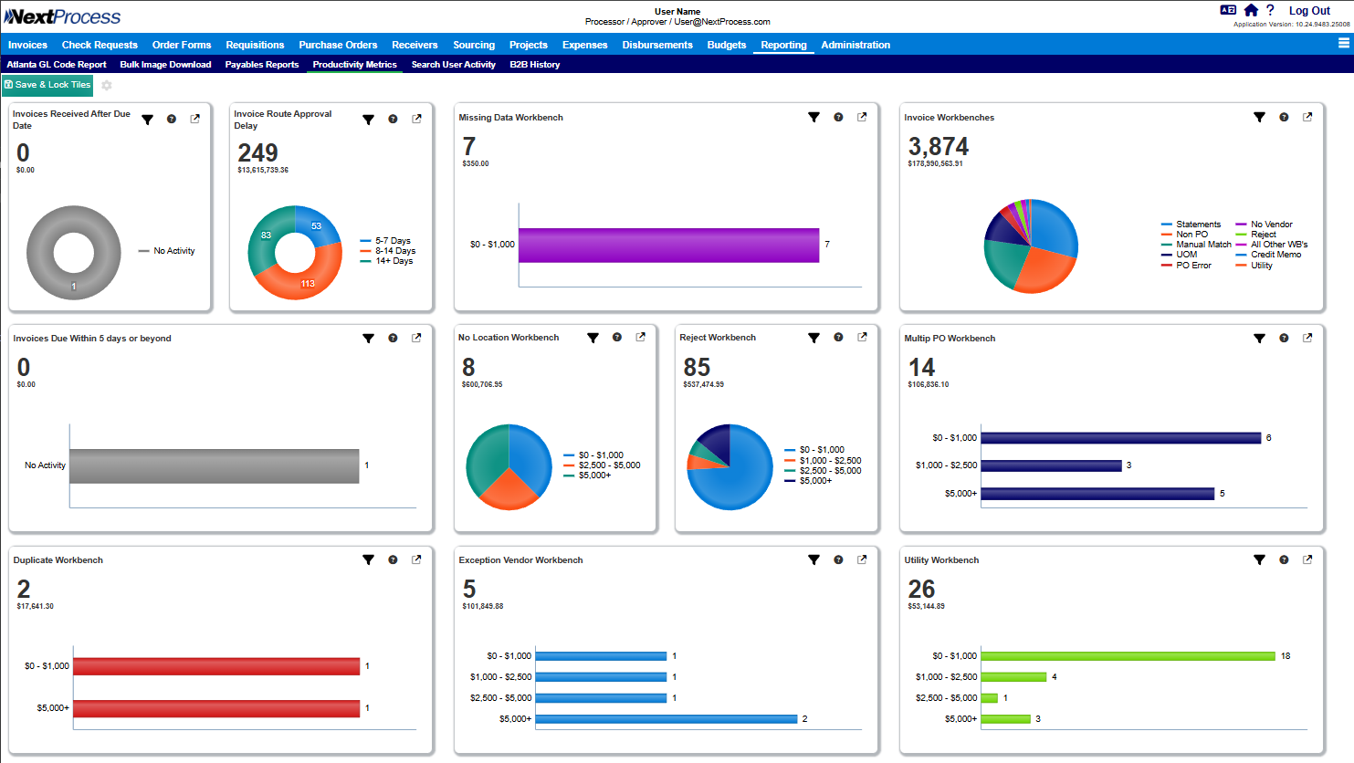 NextProcess AP Automation screenshot