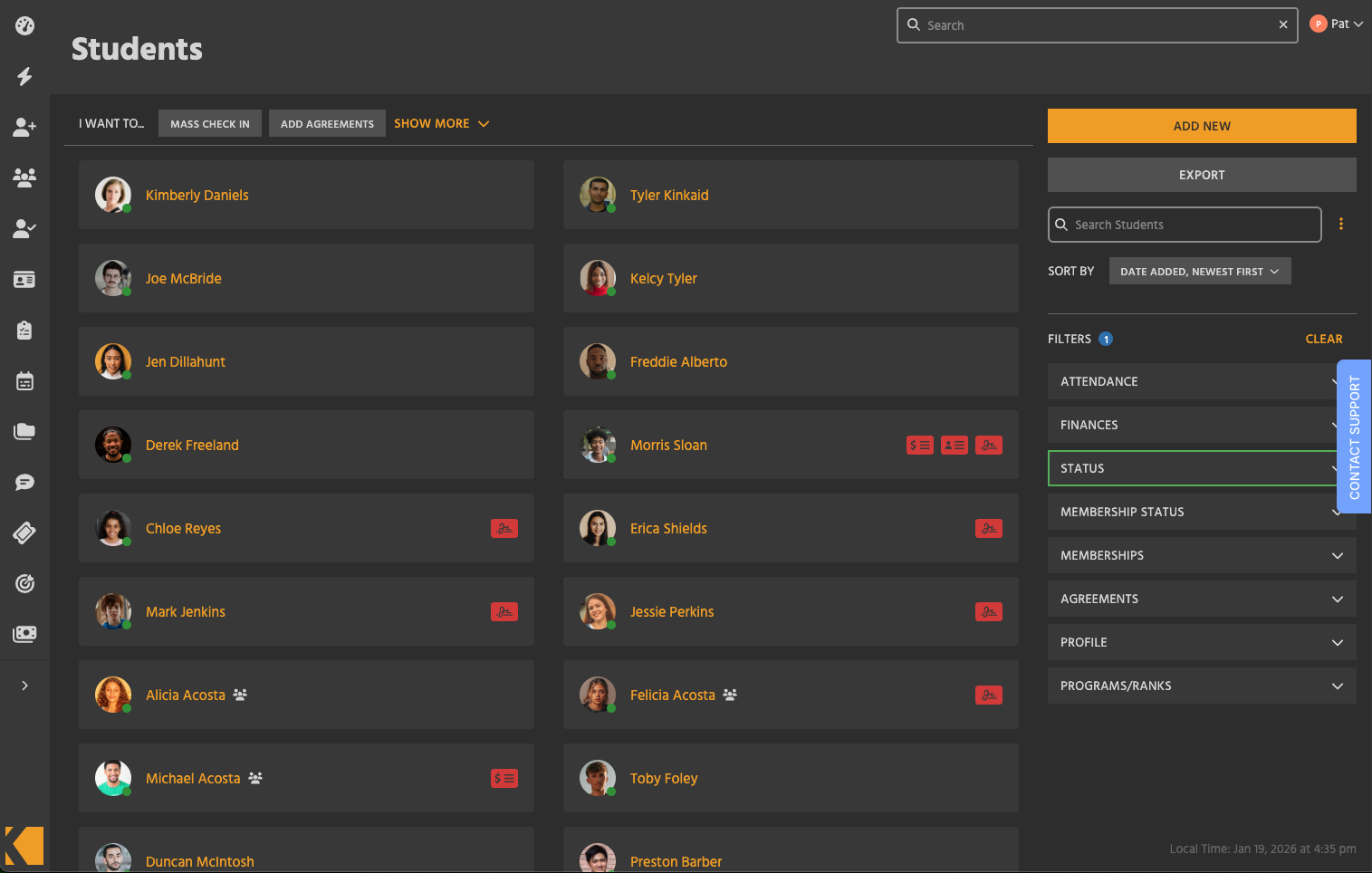 Kicksite screenshot