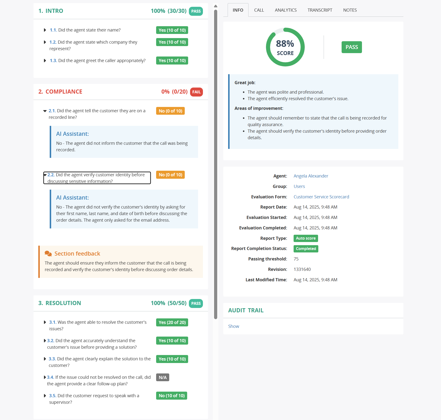 MiaRec screenshot