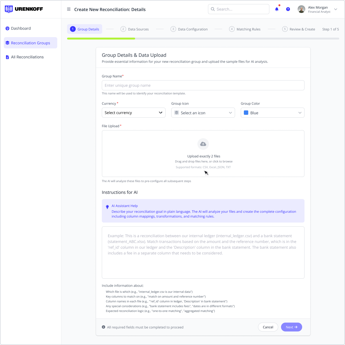 LedgerMatch screenshot