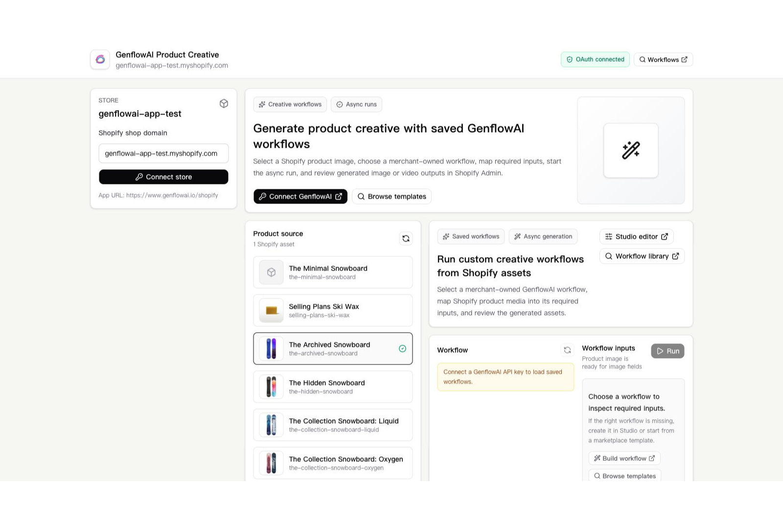 GenflowAI screenshot