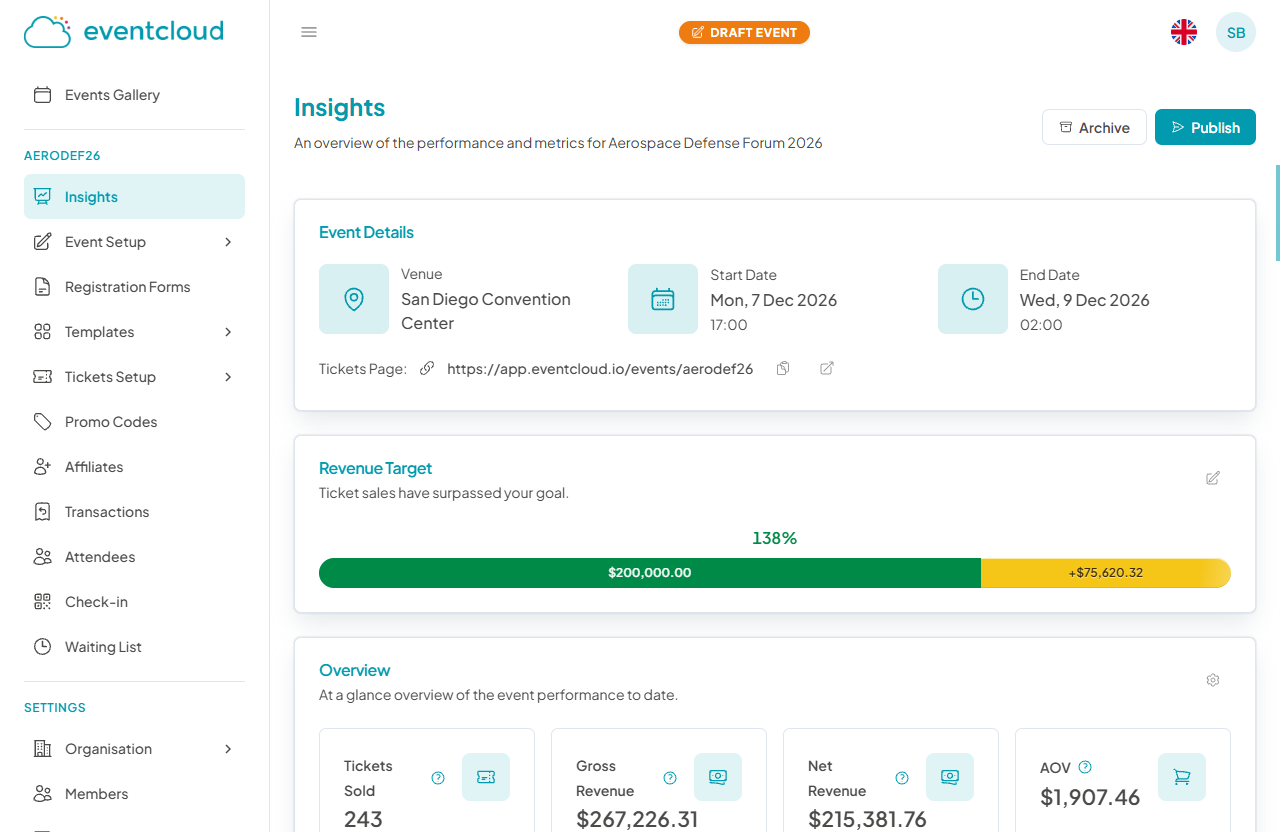 eventcloud Reviews 2026: Details, Pricing, & Features | G2