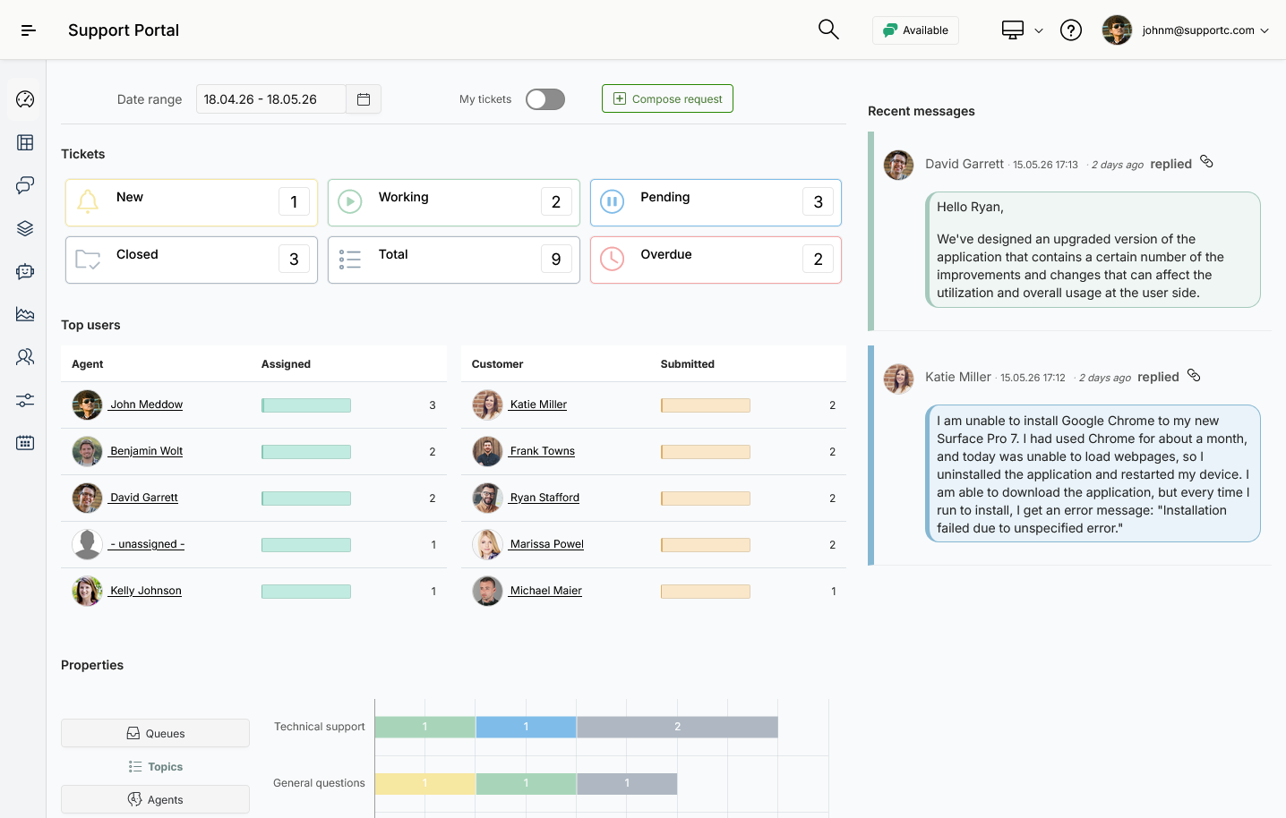 Sympoq screenshot