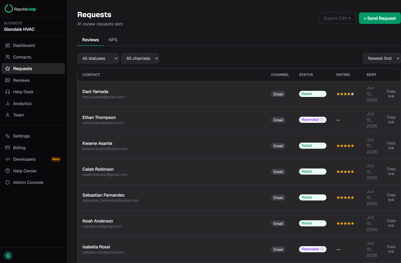ReputeLoop screenshot
