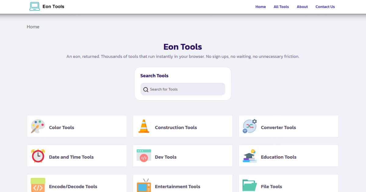 Eon Tools screenshot