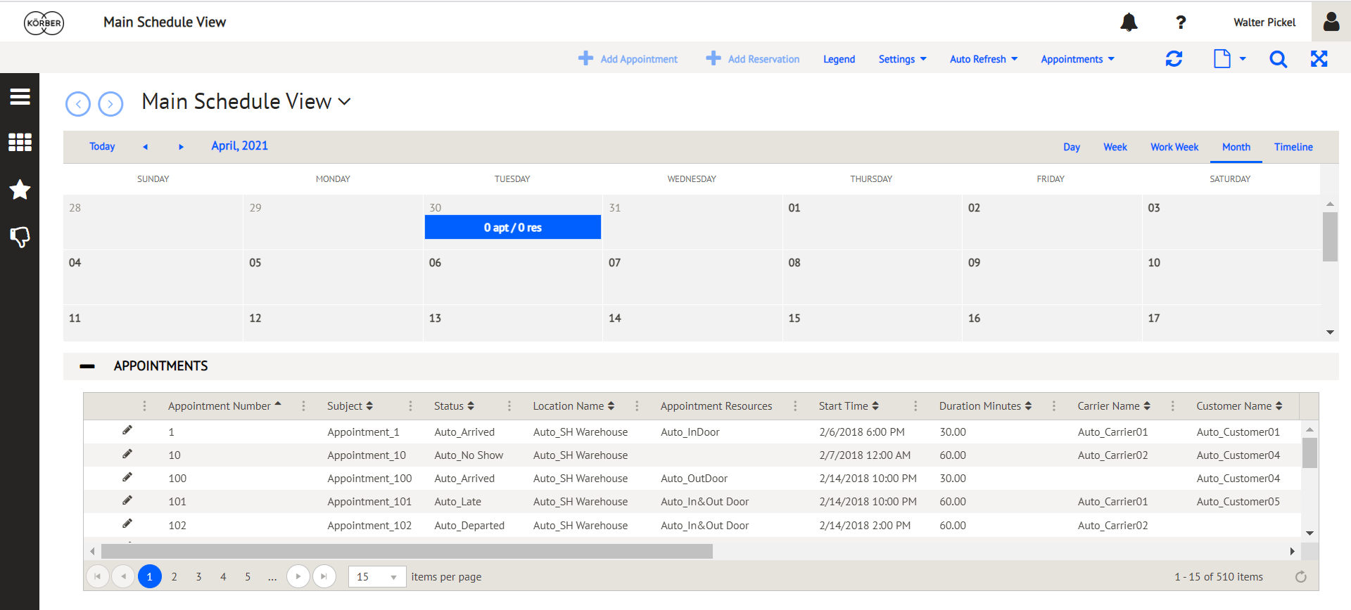 Compare Blue Yonder Warehouse Management vs. Körber K.Motion Warehouse