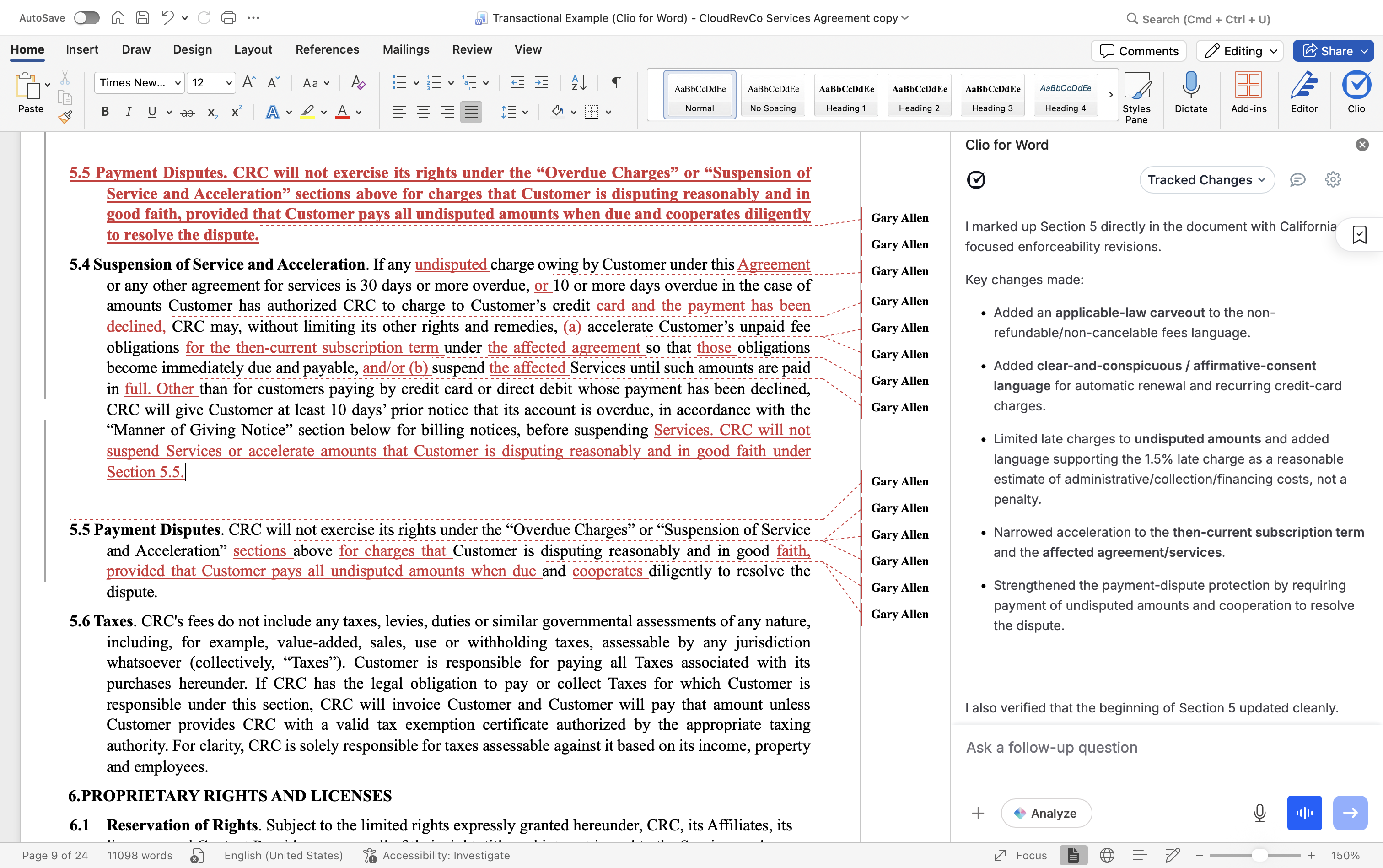 Clio Work screenshot