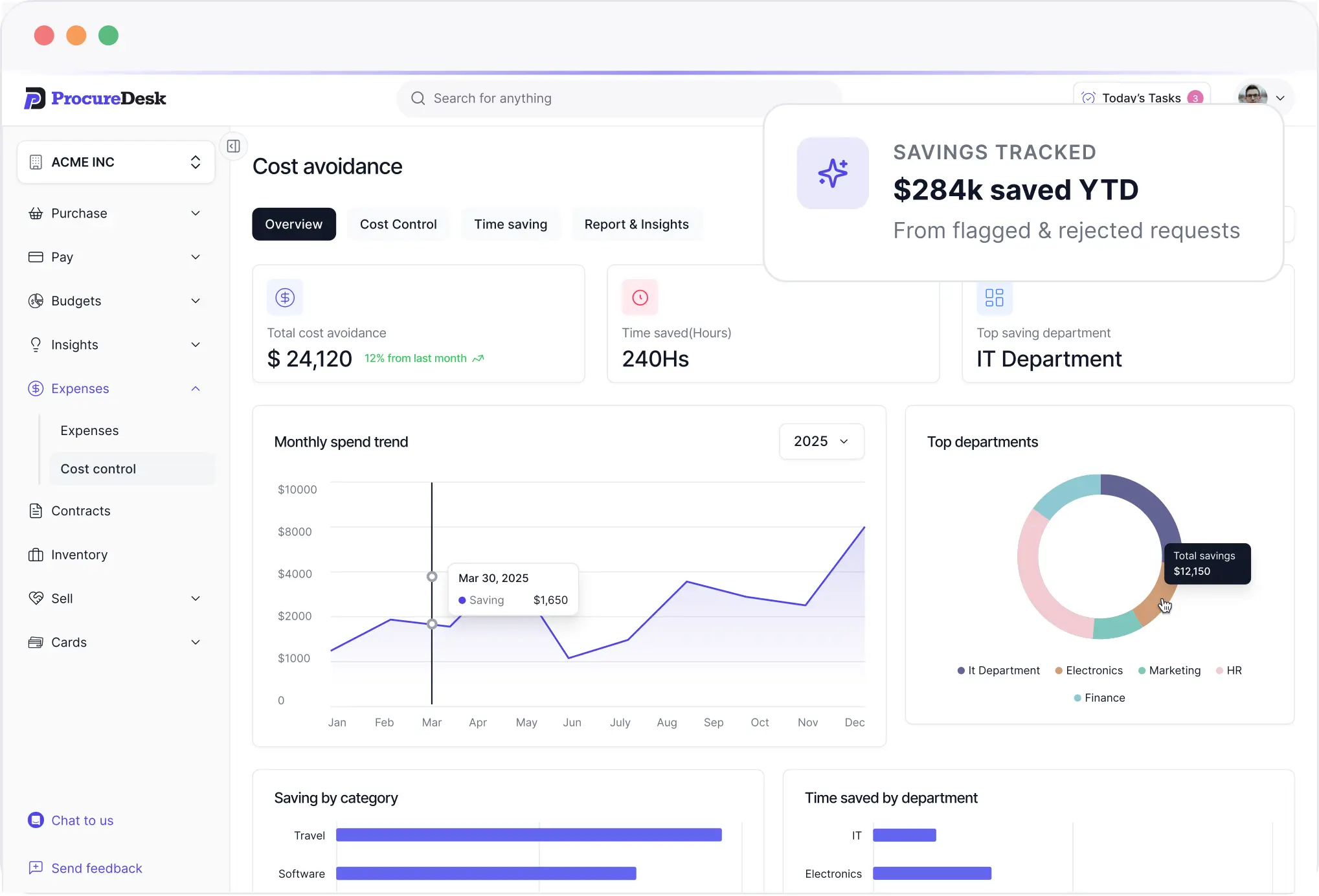 ProcureDesk screenshot