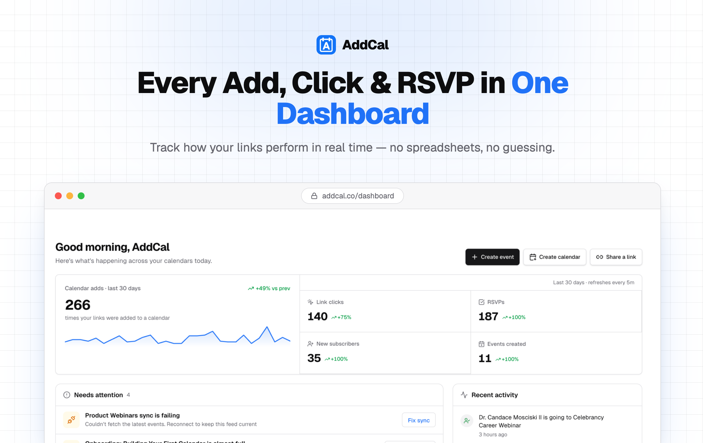 AddCal screenshot