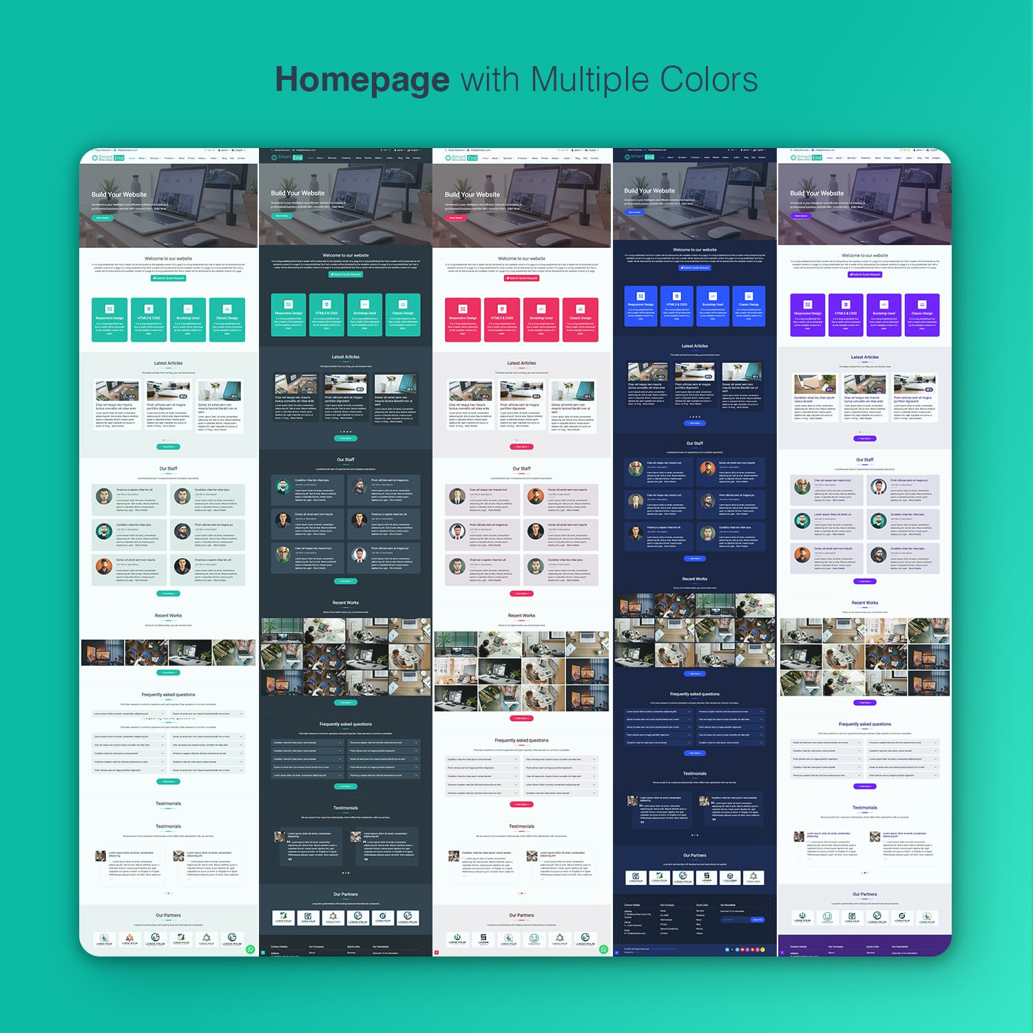 Smartend CMS screenshot