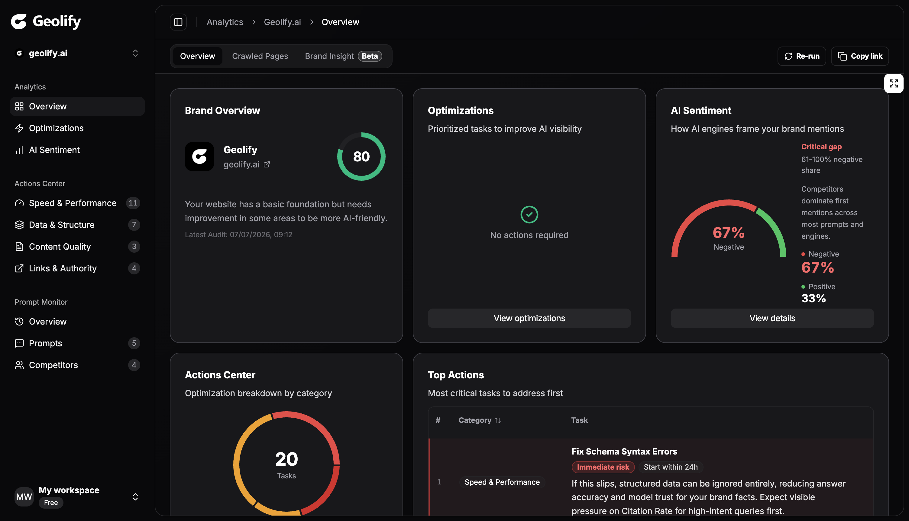 Geolify screenshot