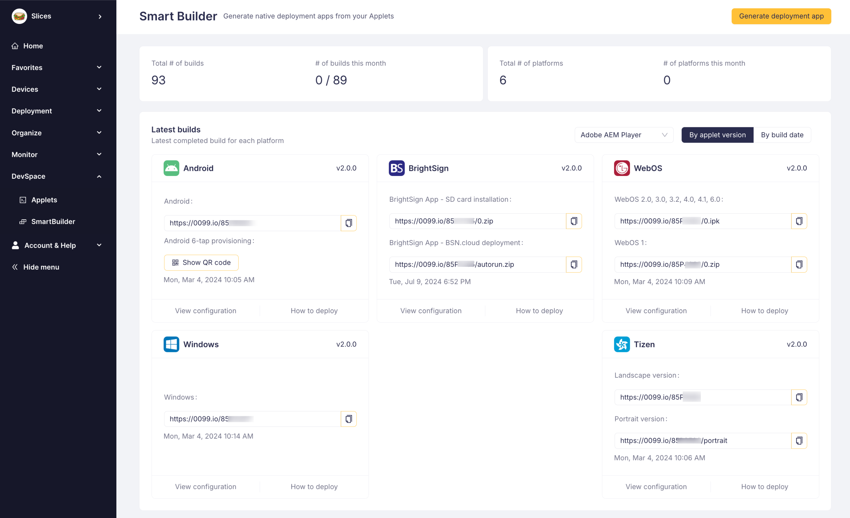 DevSpace screenshot