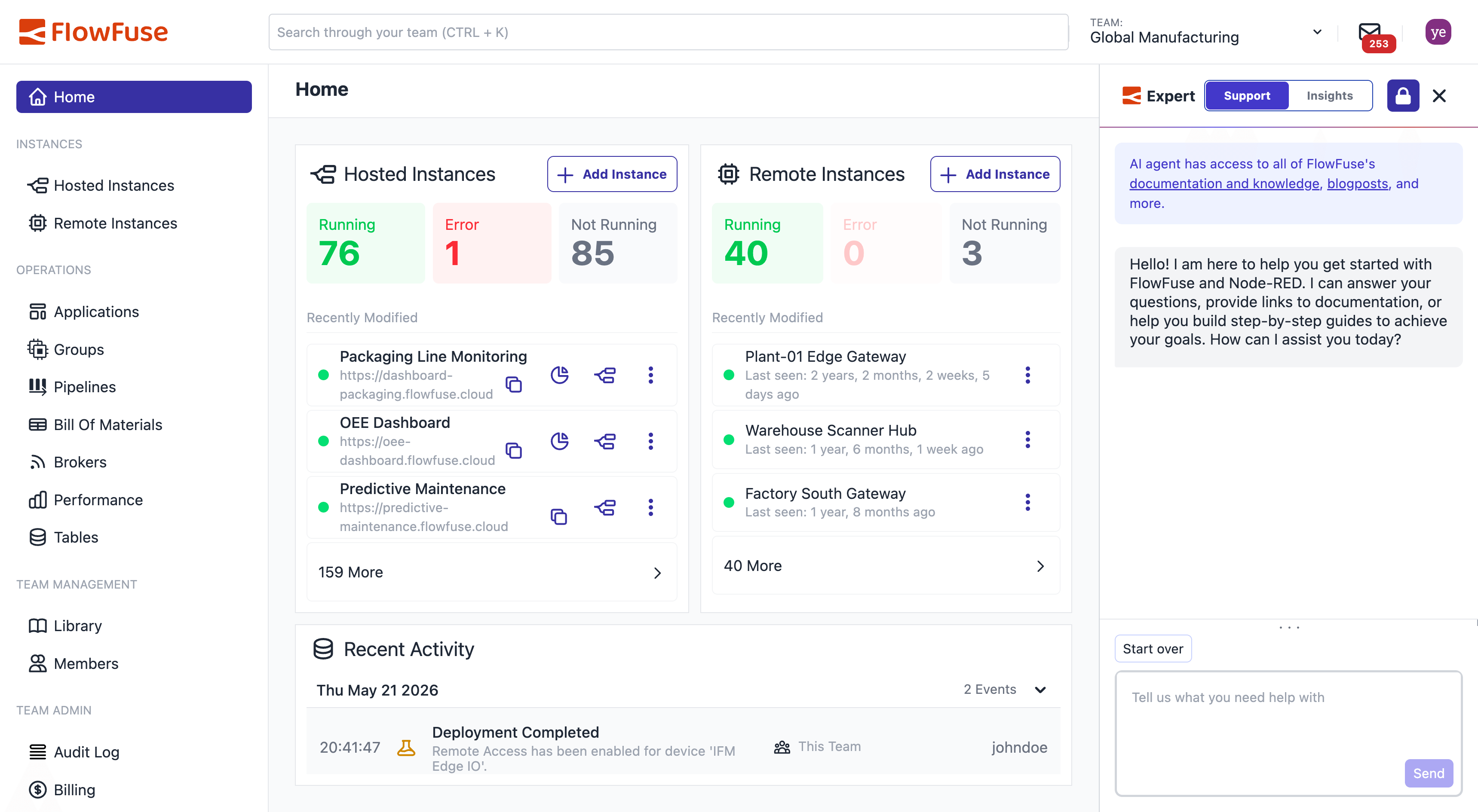 FlowFuse screenshot