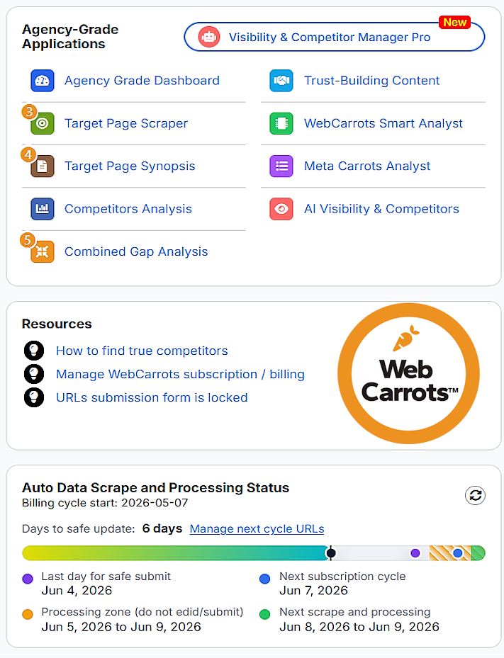 WebCarrots screenshot