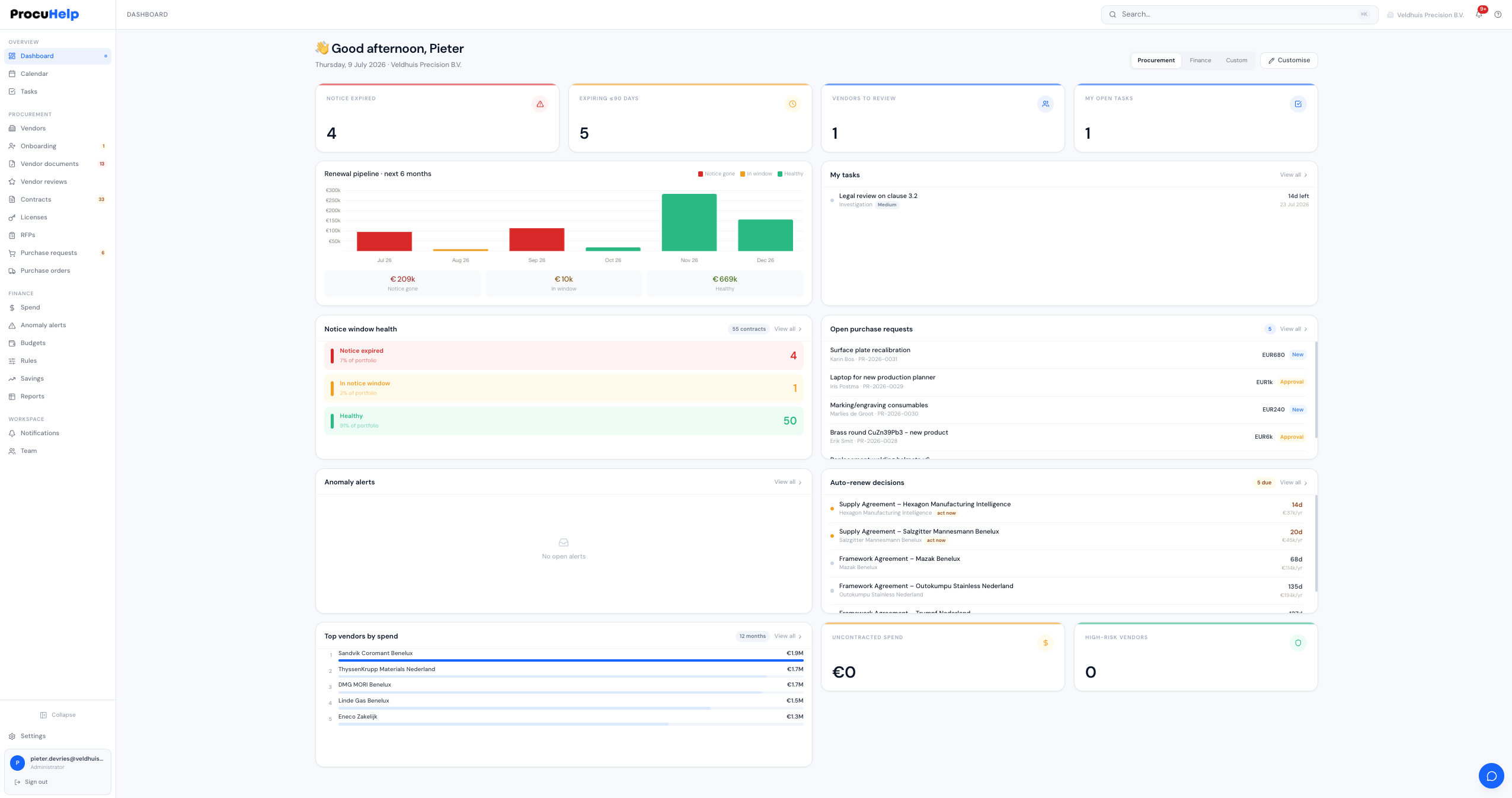 ProcuHelp screenshot