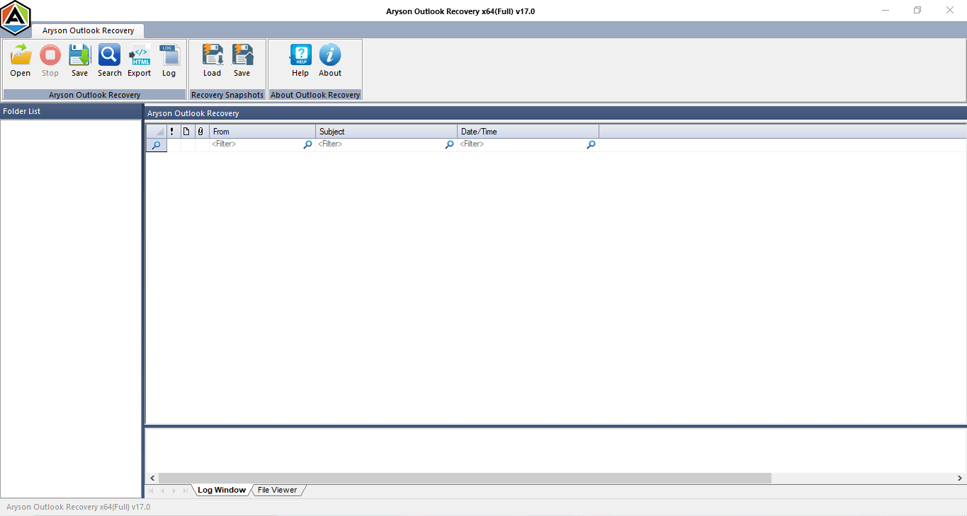 Outlook Email Recovery screenshot