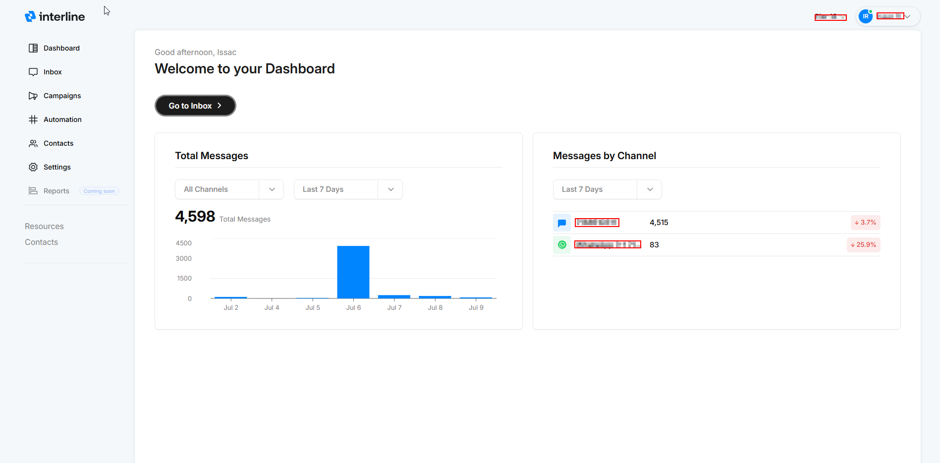 Interline screenshot