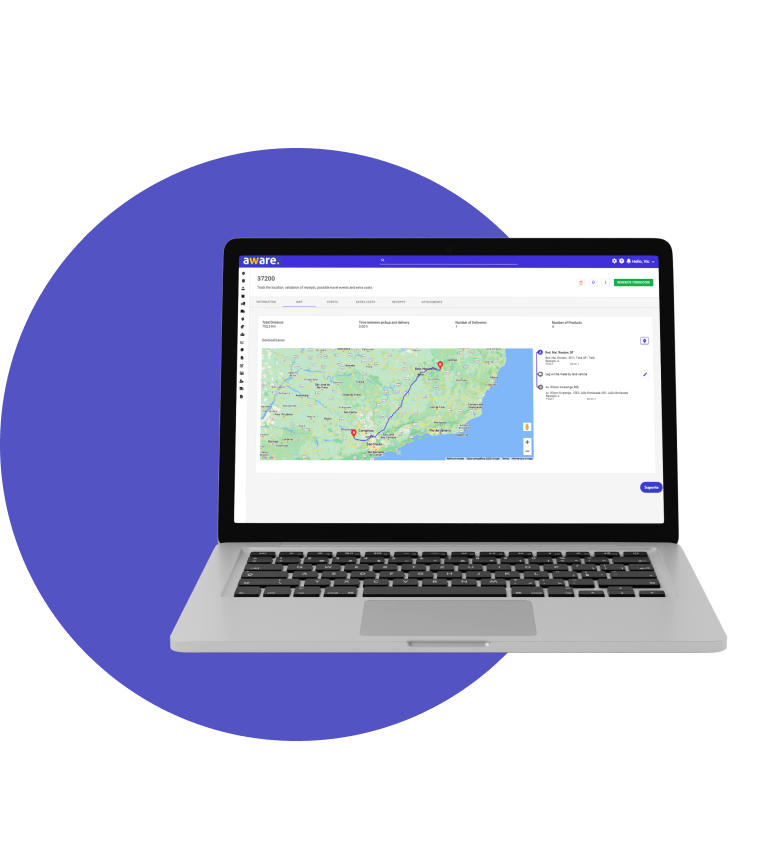Aware Logistics screenshot