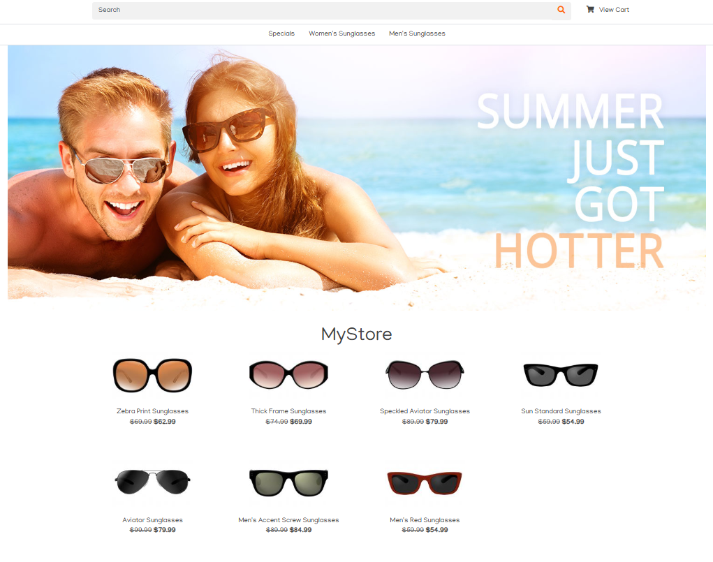 ShopSite screenshot