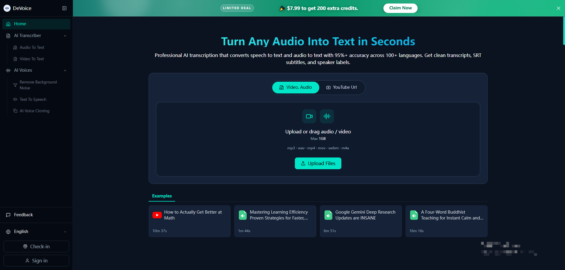Devoice screenshot