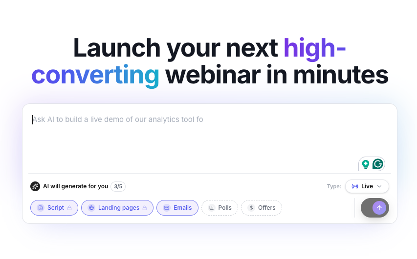 EasyWebinar screenshot