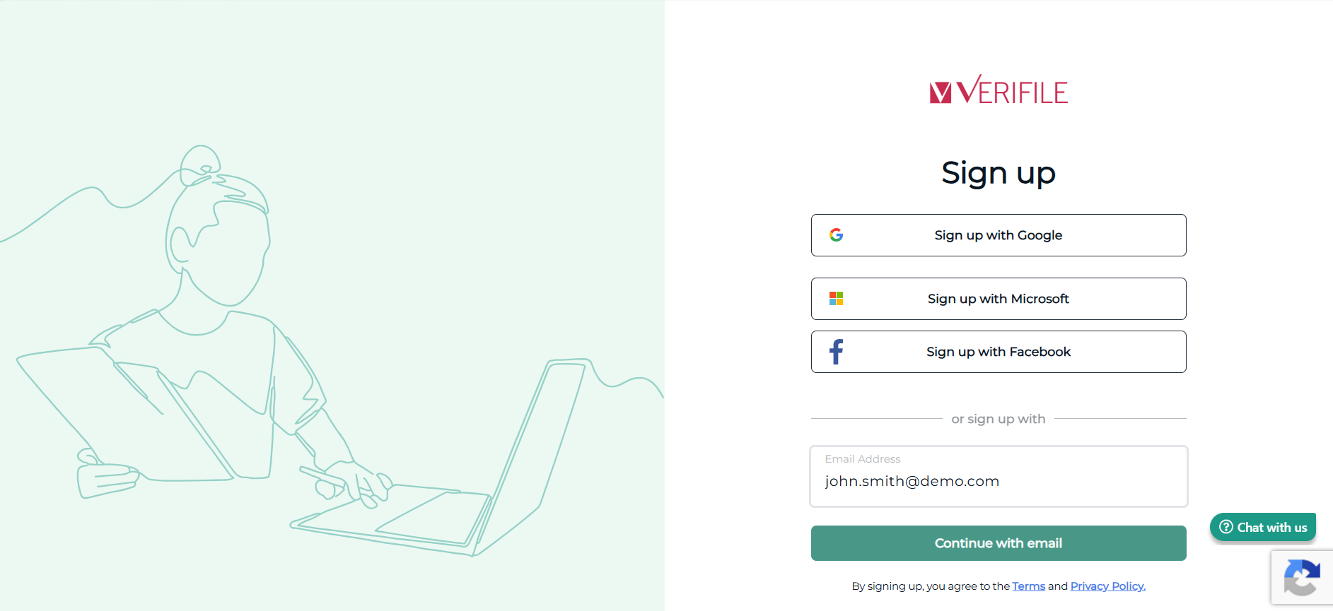 Verifile screenshot