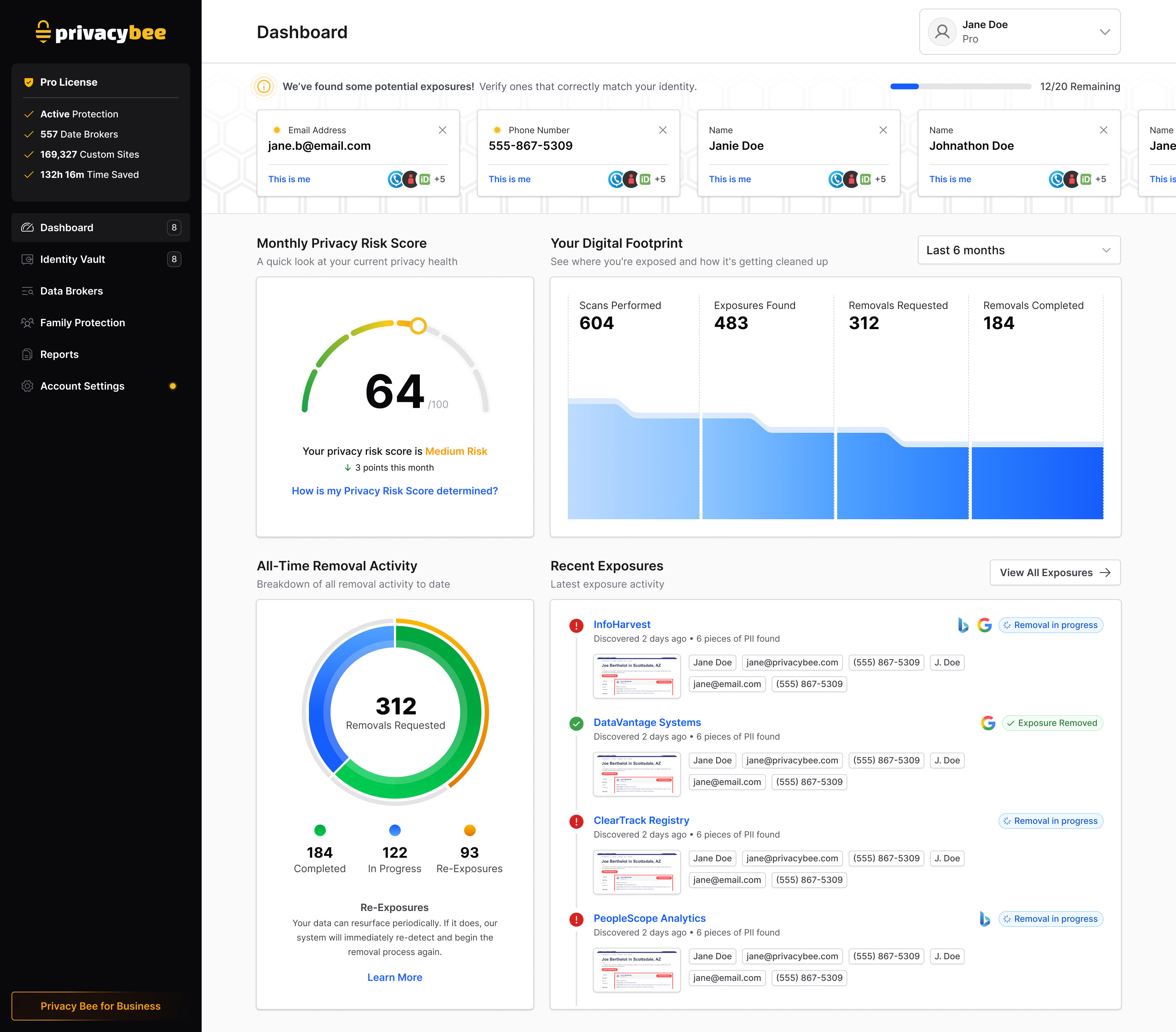 Privacy Bee screenshot