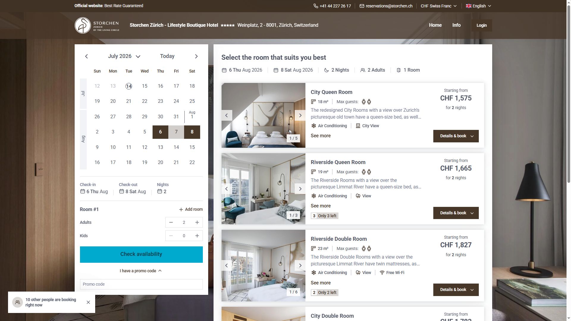 Simple Booking screenshot