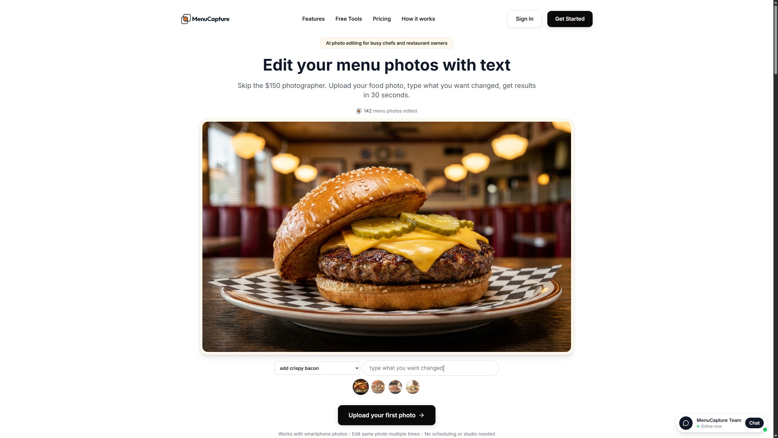 MenuCapture screenshot