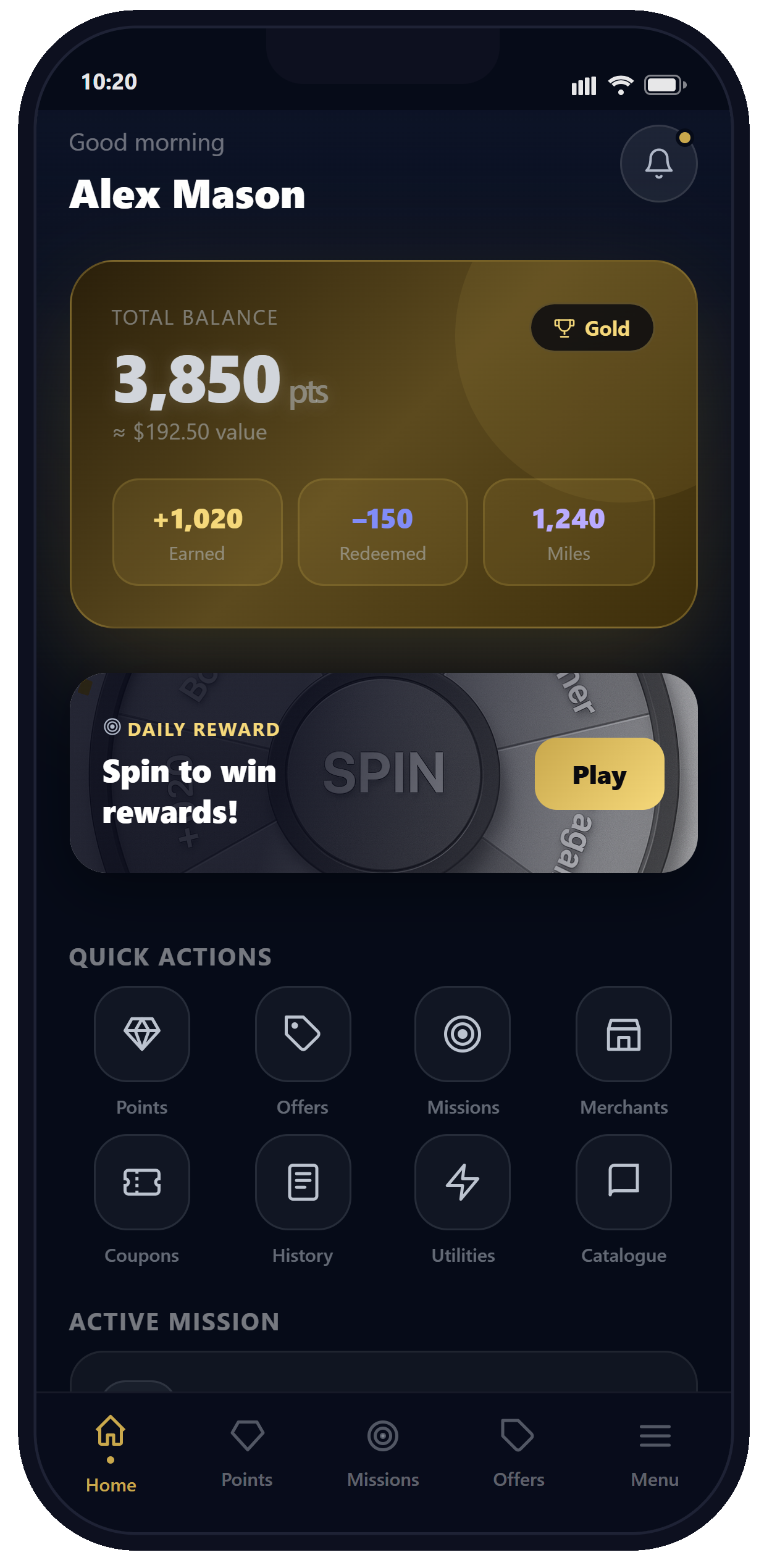 Loyalty Solution screenshot