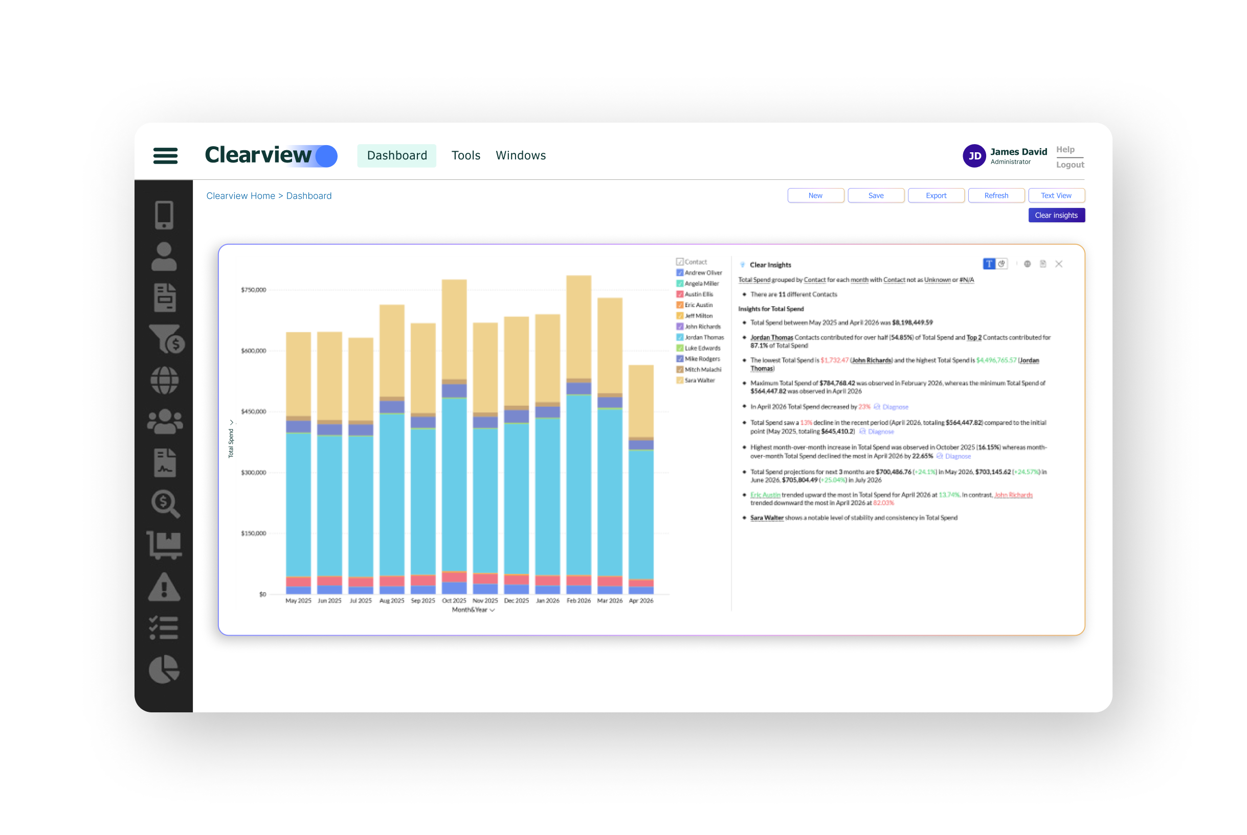 Clearview screenshot