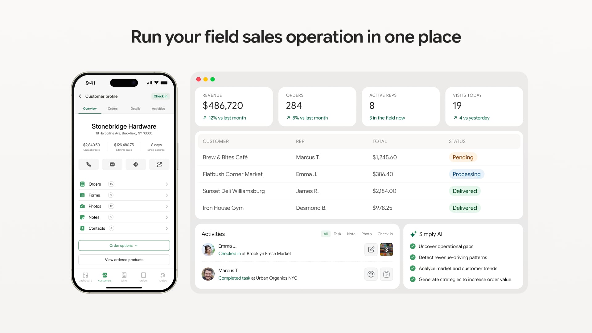 SimplyDepo screenshot