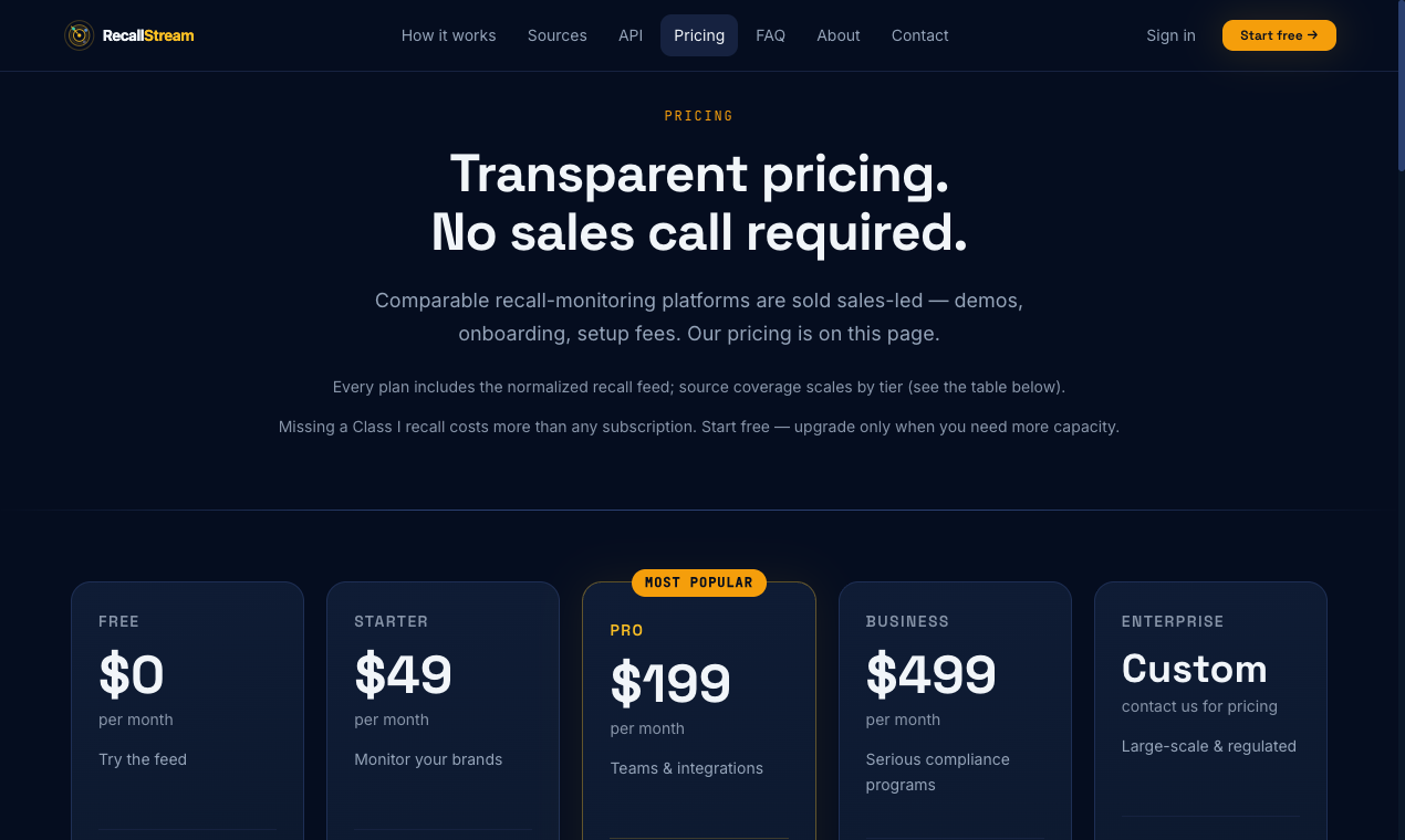 RecallStream screenshot
