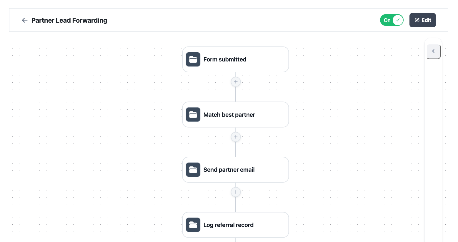Embed Workflow screenshot