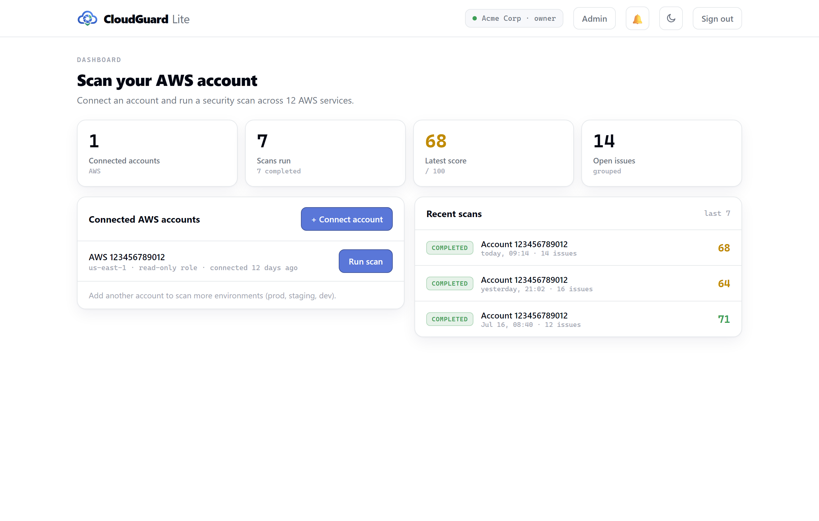 CloudGuard Lite screenshot