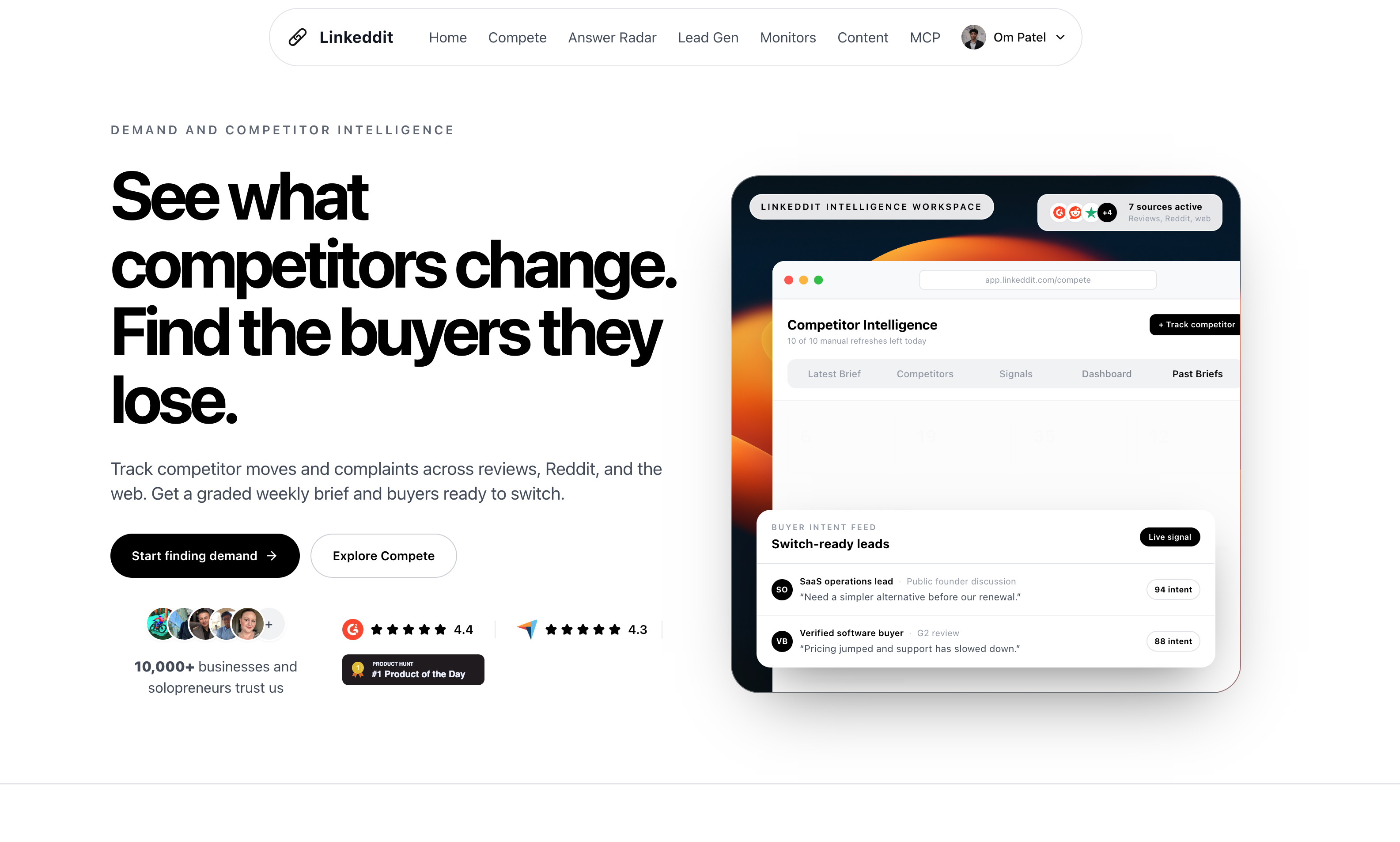 Linkeddit screenshot