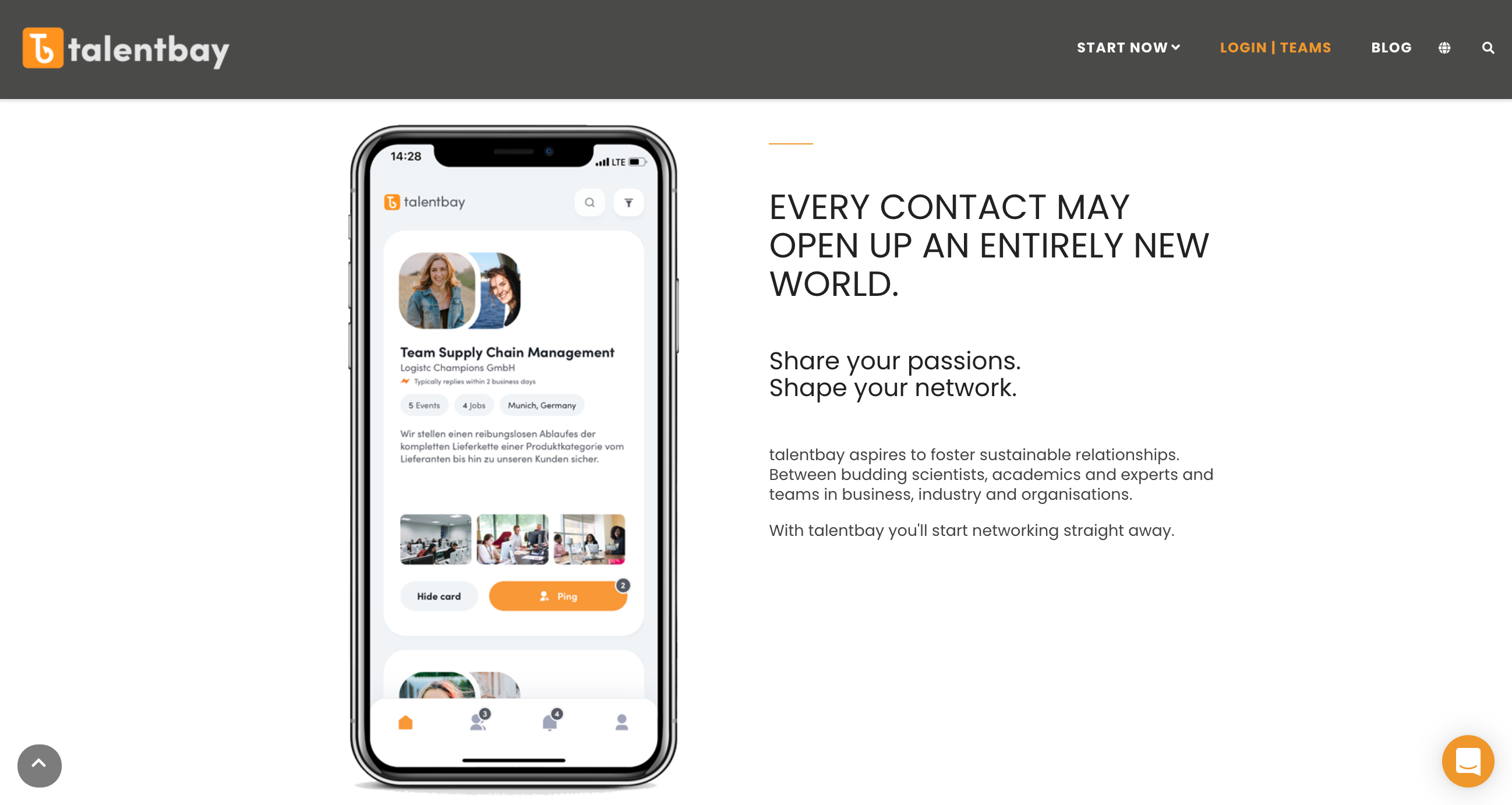 Talentbay screenshot