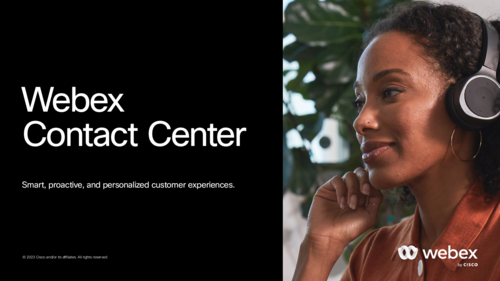 Webex Contact Center at-a-glance