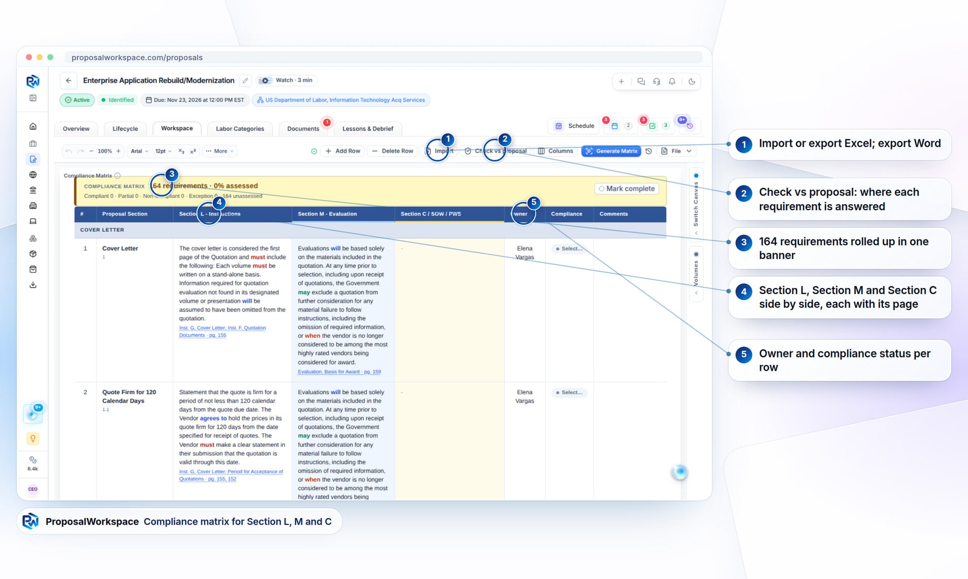 Sharepoint Requirement Matrix ProposalWorkspace Reviews 2026: Details, Pricing, & Features | G2
