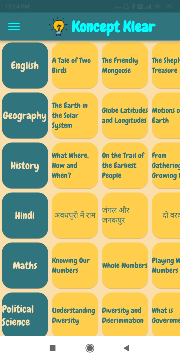 Koncept Klear Digital School screenshot
